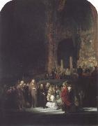 REMBRANDT Harmenszoon van Rijn Christ and the Woman Taken in Adultery oil painting artist